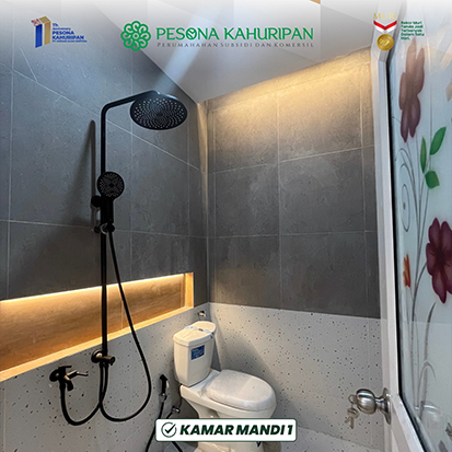 Kamar mandi 1 rumah komersil 70x90 pesona kahuripan 11
