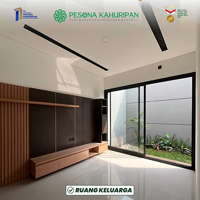 Ruang keluarga rumah komersil 70x90 pesona kahuripan 11